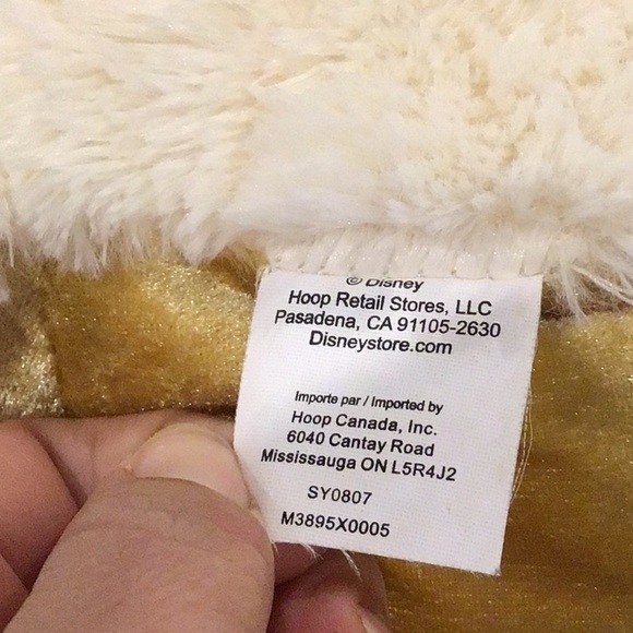 DISNEY Store cream & gold Eeyore plush 18” - Picture 13 of 13